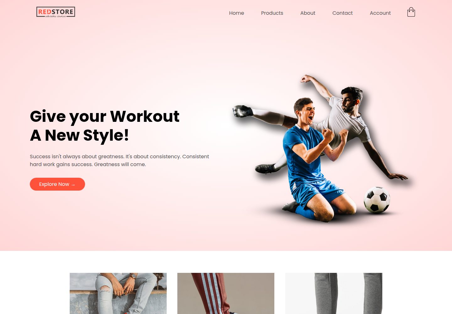 shoe_store 网站模板截图