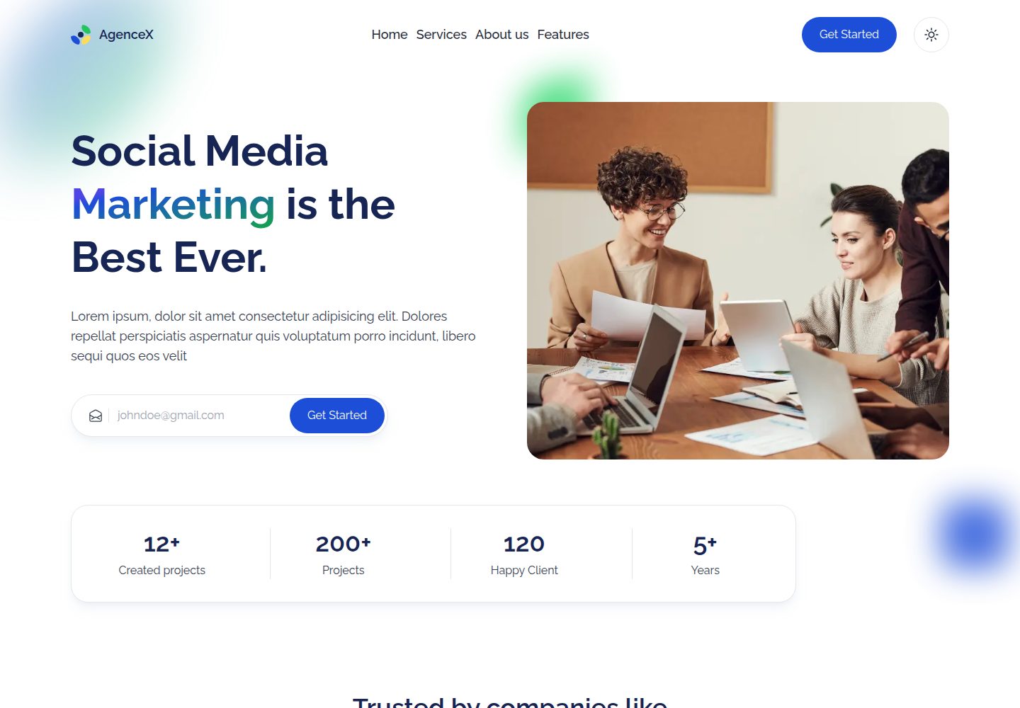 agency-landing-page-Astrojs 网站模板截图
