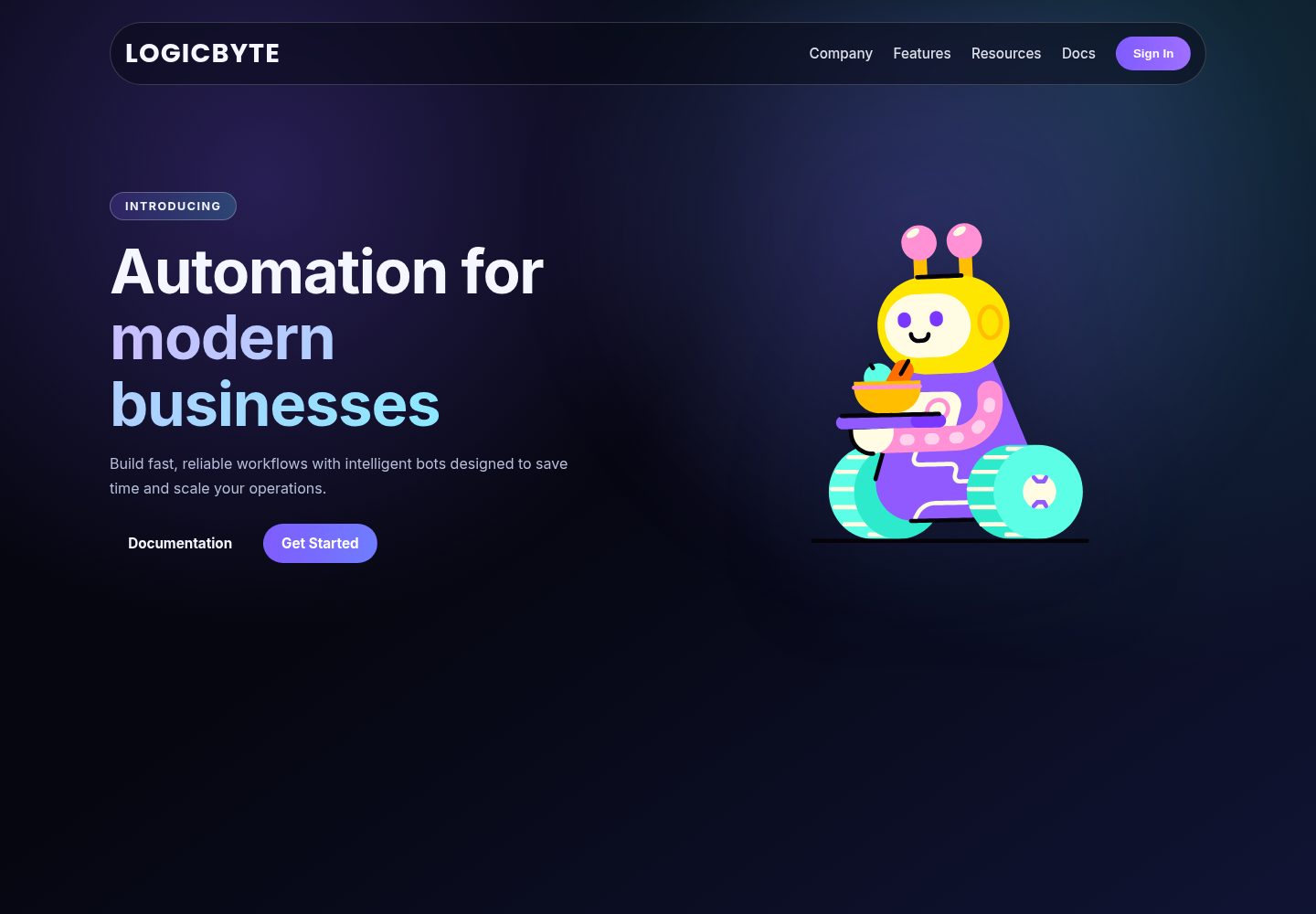 LOGICBYTE_WEBSITE 网站模板截图