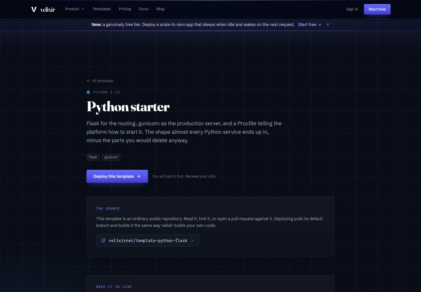 template-python-flask 网站模板截图