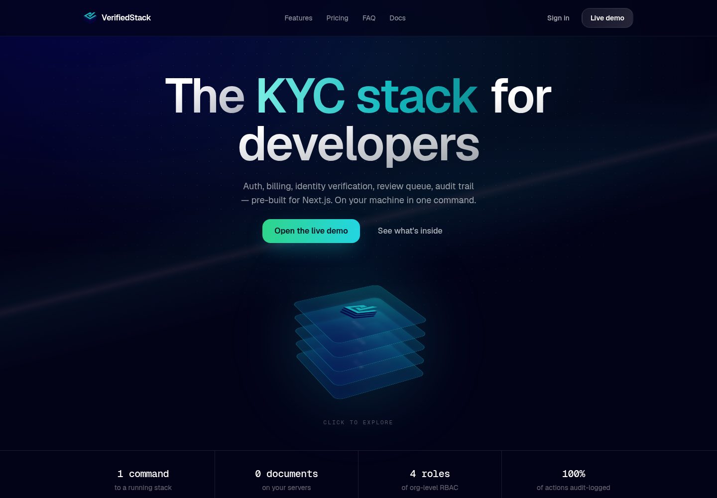 verifiedstack-lite 网站模板截图