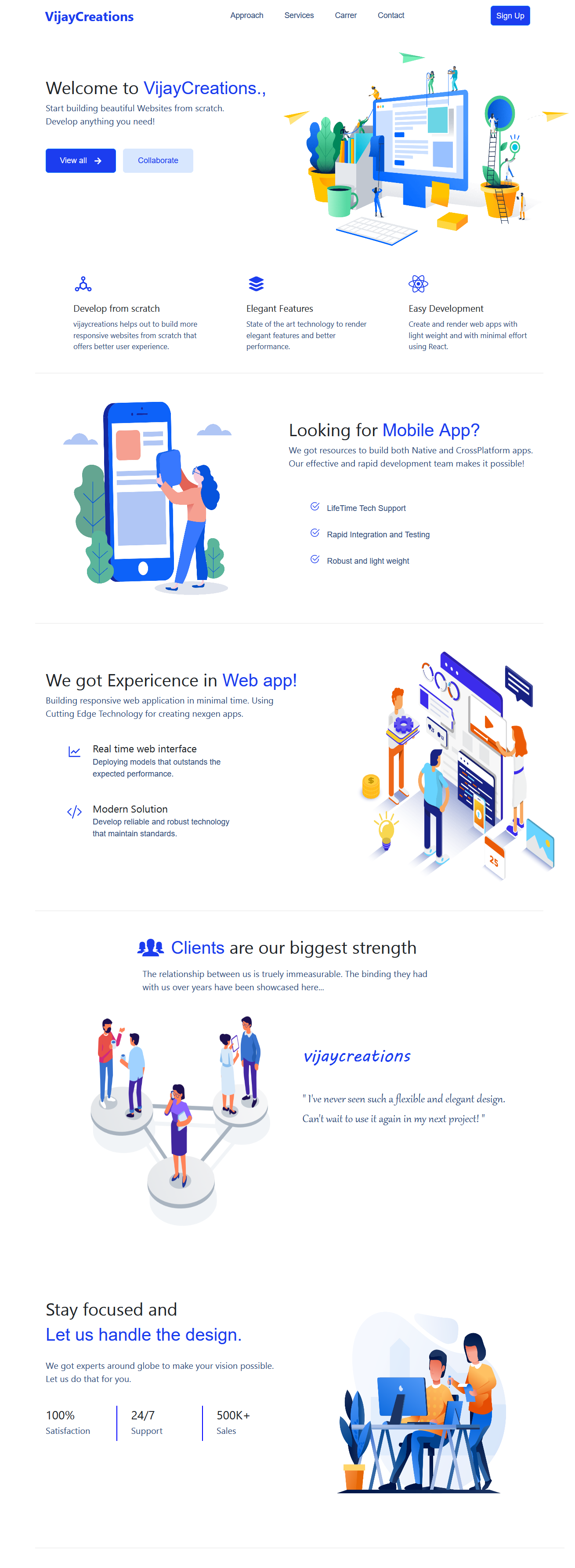 vijaycreation_WEB 网站模板截图