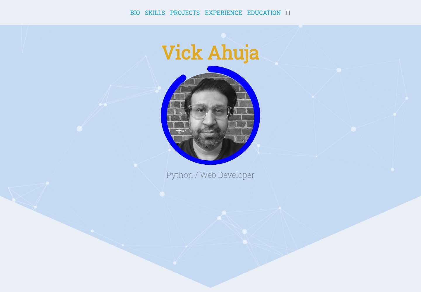 vickrumahuja.com · 桌面端首页