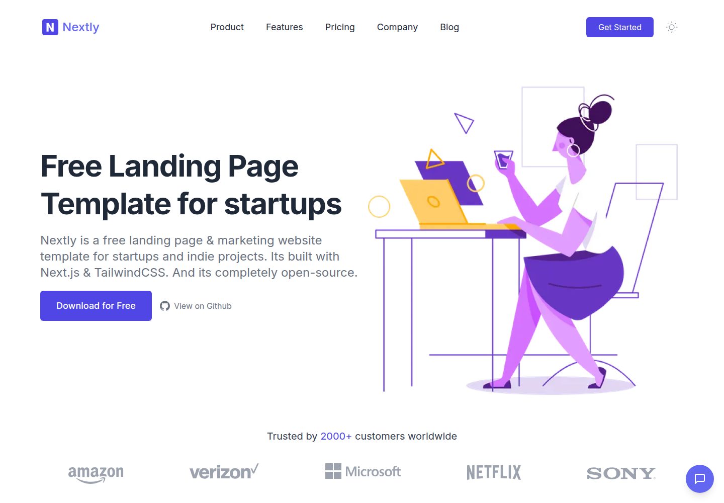nextly-template 网站模板截图