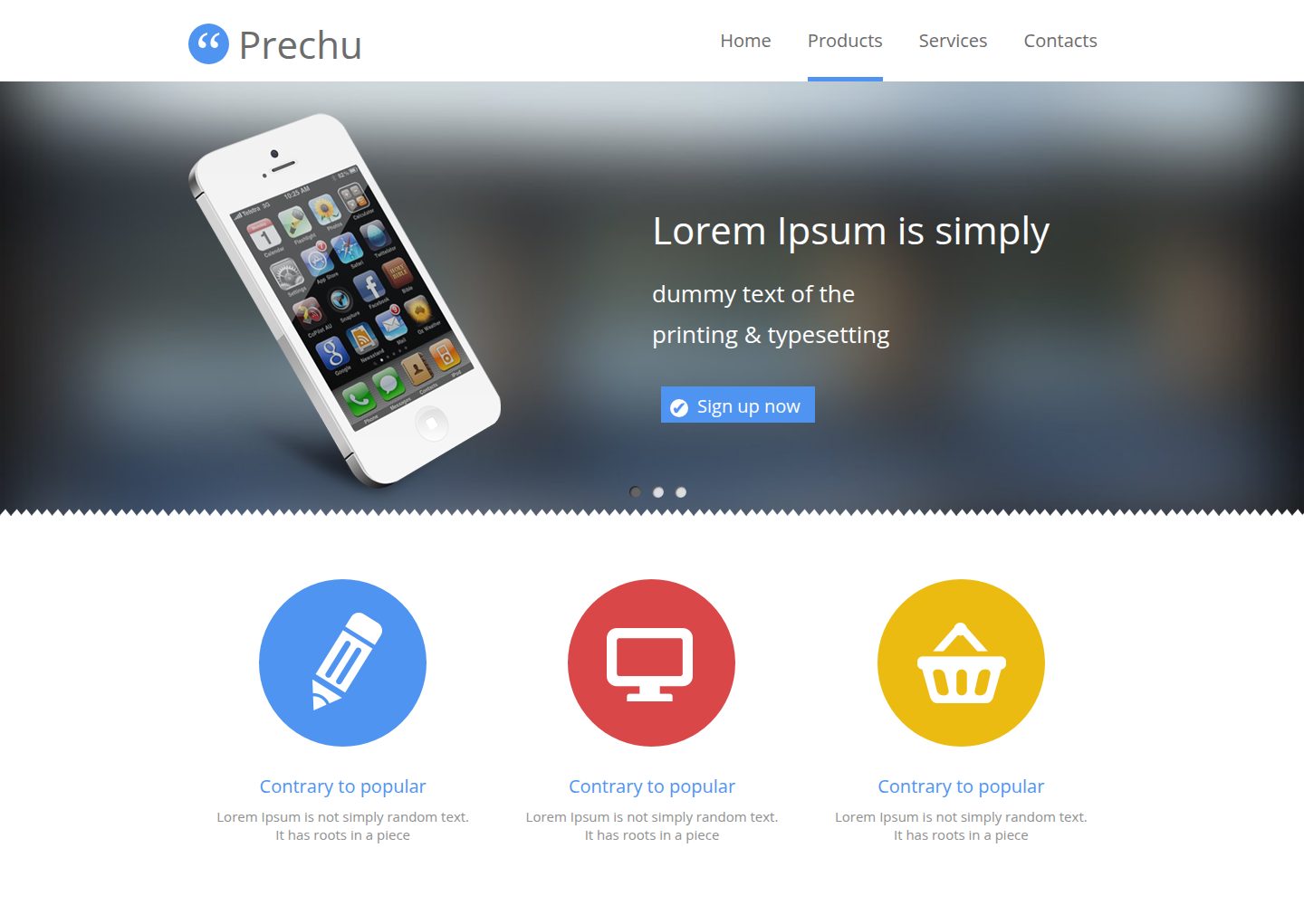 simple-product_responsive-template 网站模板截图