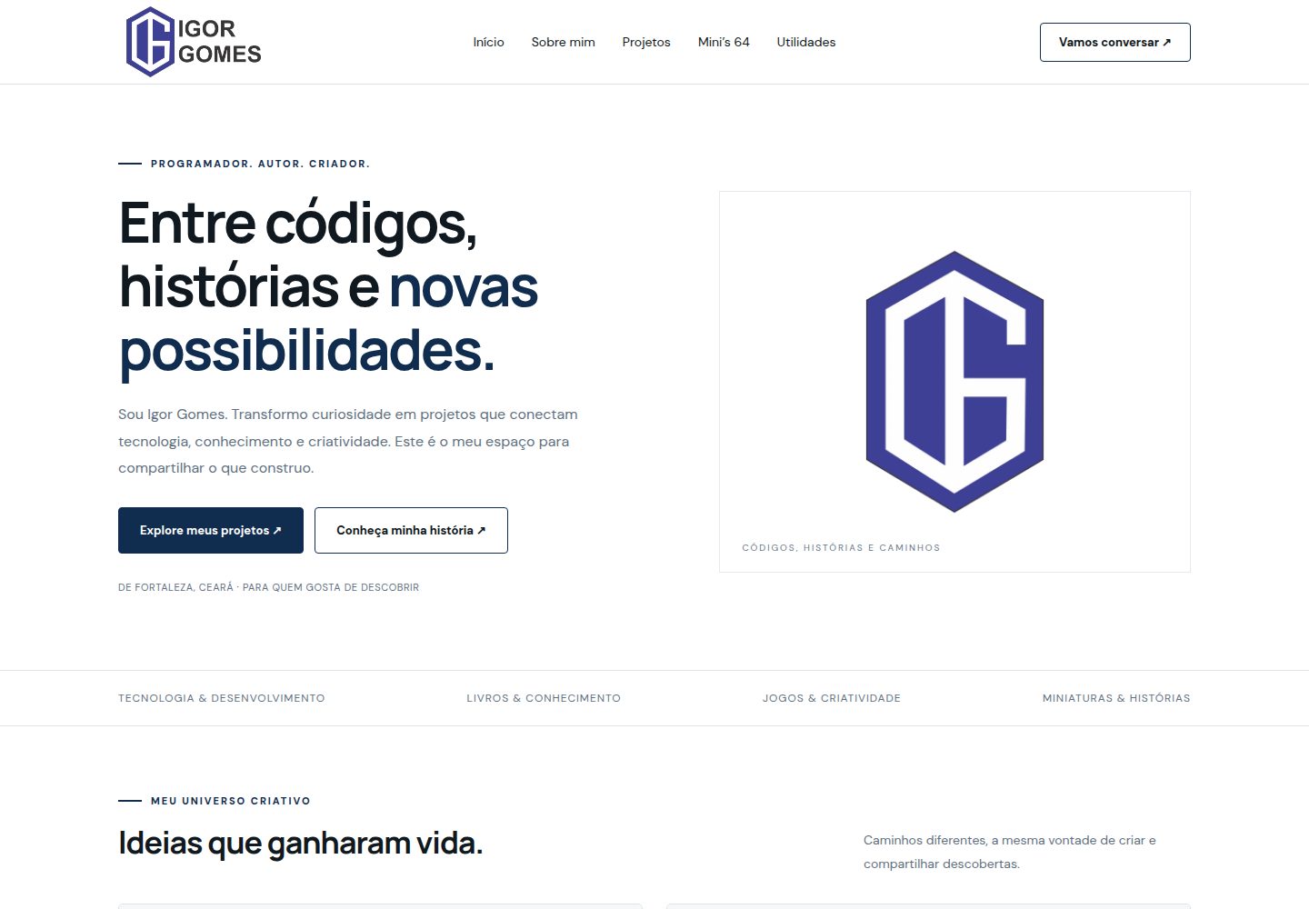 igorgomes.eti.br-site-pessoal · Desktop homepage