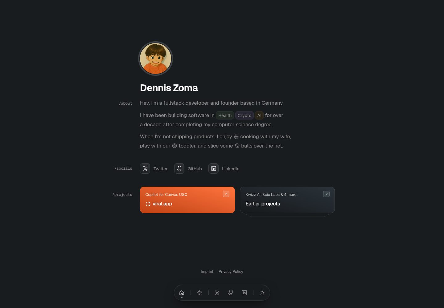 nextjs-starter · Desktop homepage