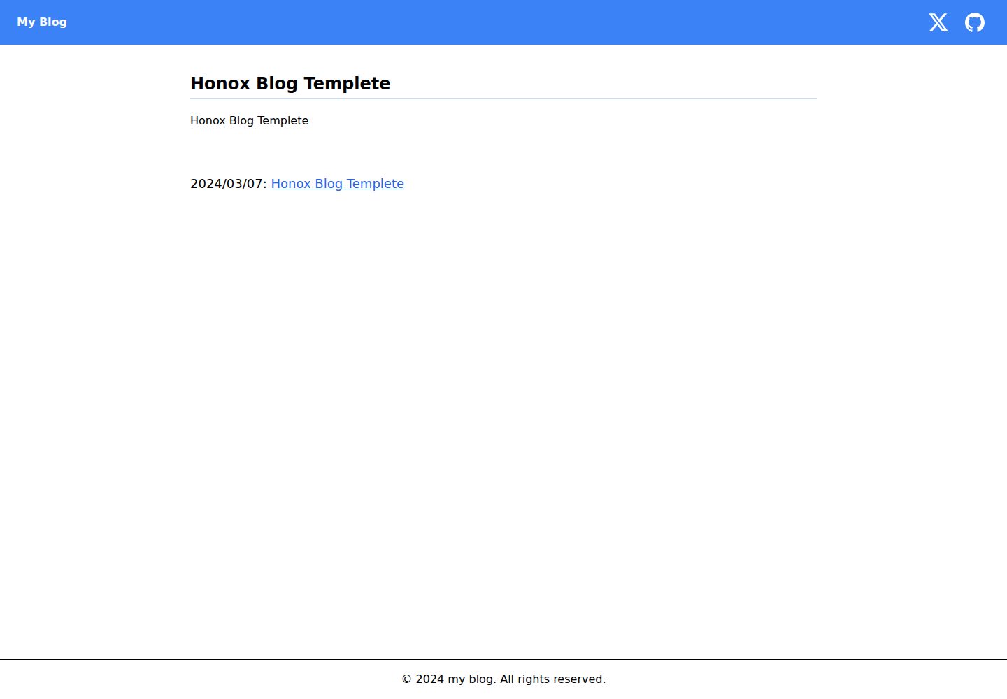 honox-blog-templete 网站模板截图