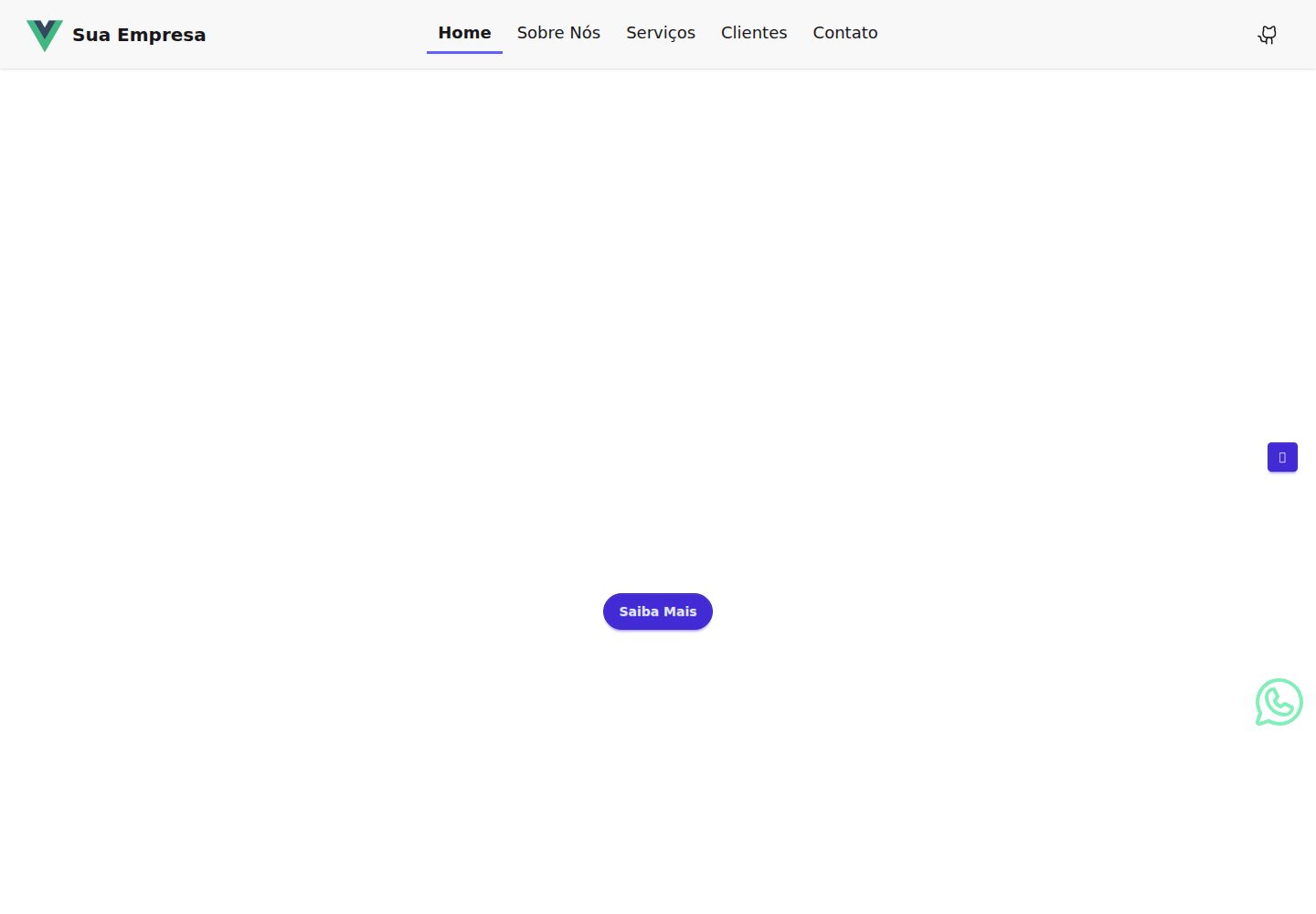 vue-landing-page-template 网站模板截图