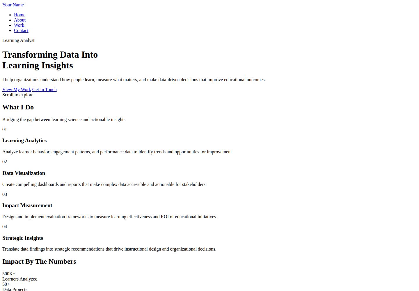 personalwebsite6 网站模板截图