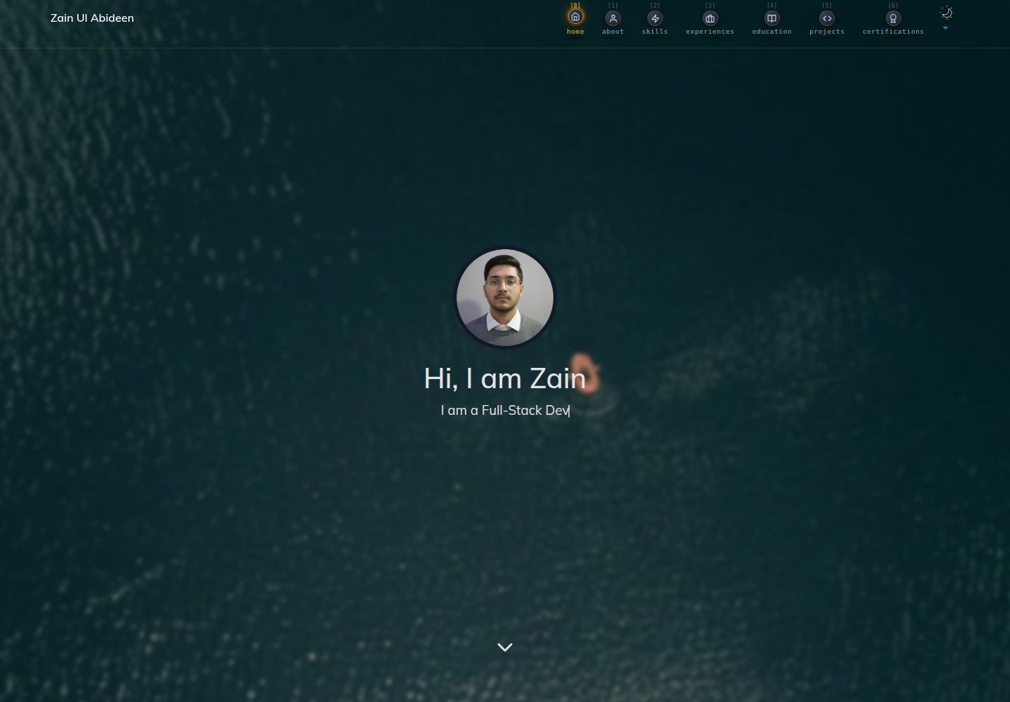 portfolio-web 网站模板截图