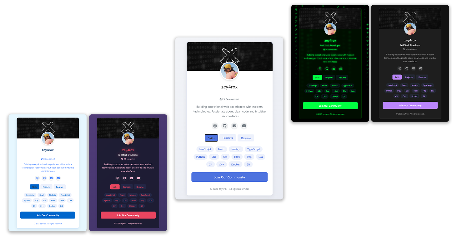 Portofilo-Profile-Website 网站模板截图