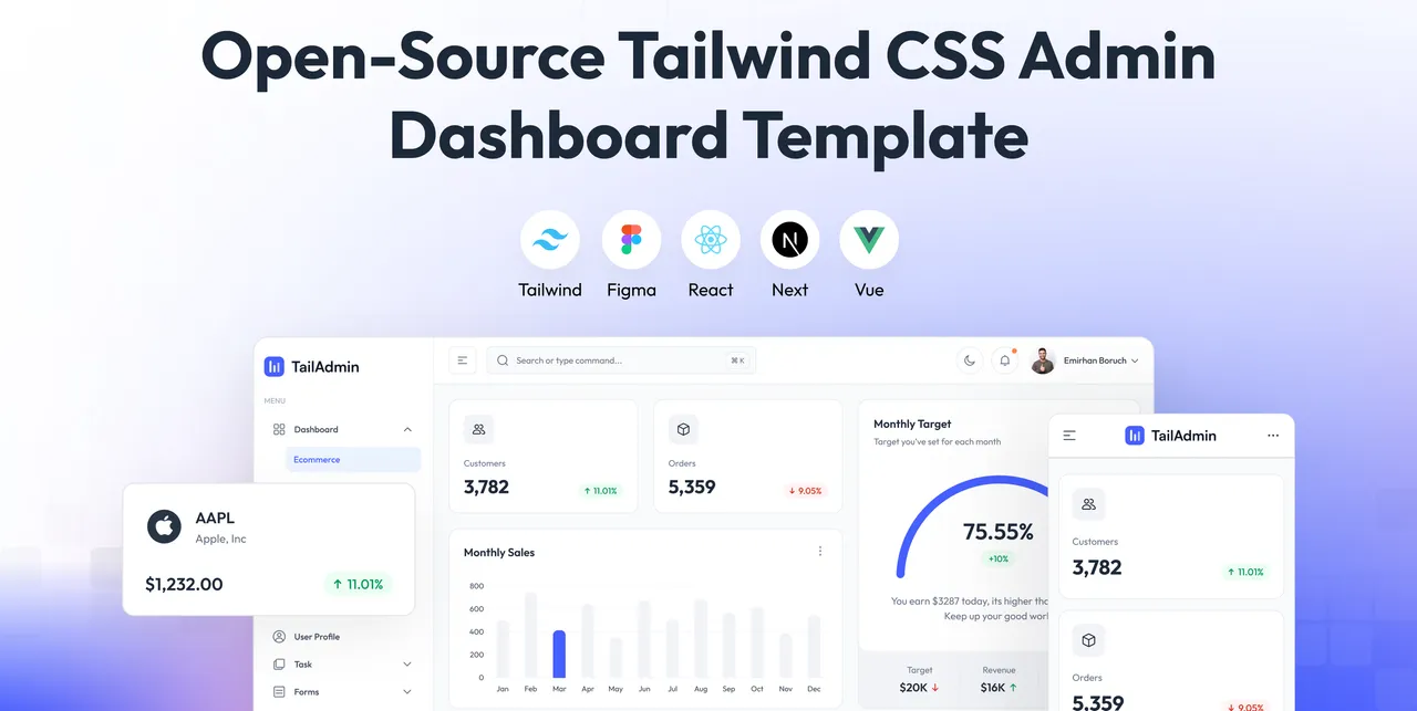 tailadmin-vue-template · 仓库预览 1