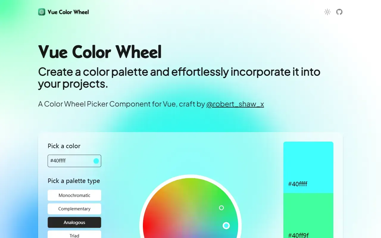 vue color wheel · 桌面端首页