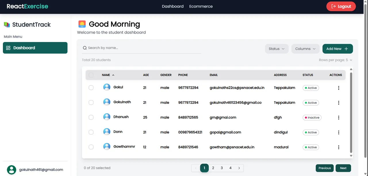 StudentDashboard-EcommerceTemplate · 仓库预览 1
