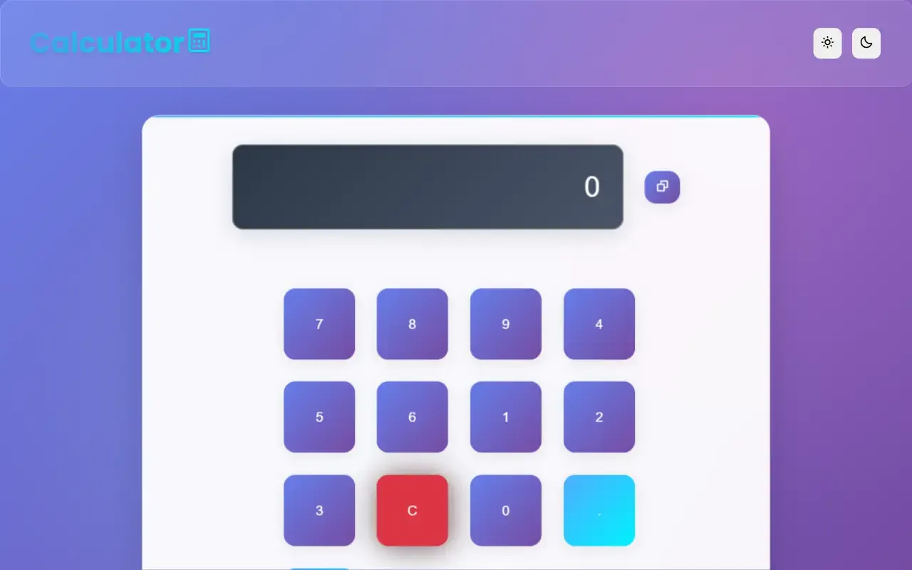 calculator · 桌面端首页