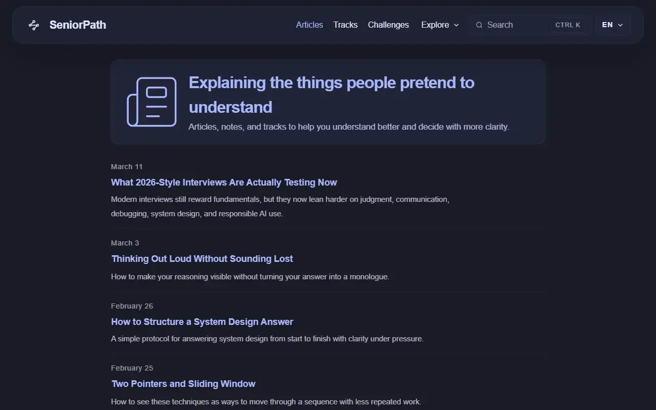 astro-knowledge-site-template · 桌面端首页
