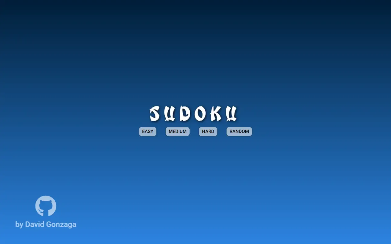 sudoku · 桌面端首页