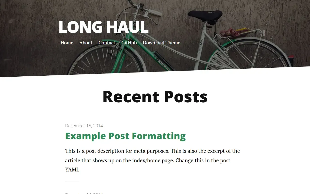 long-haul · 桌面端首页