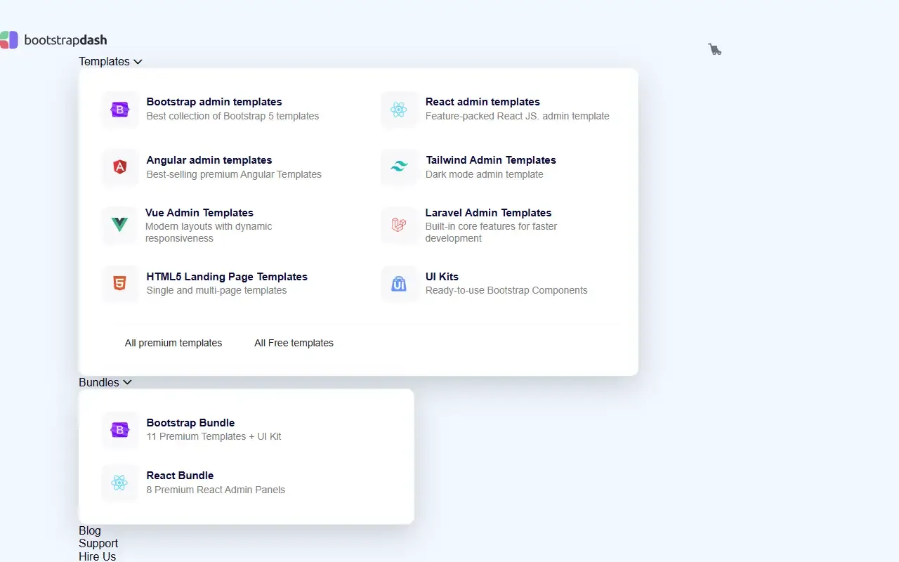 PurpleAdmin-Free-Admin-Template · 桌面端首页