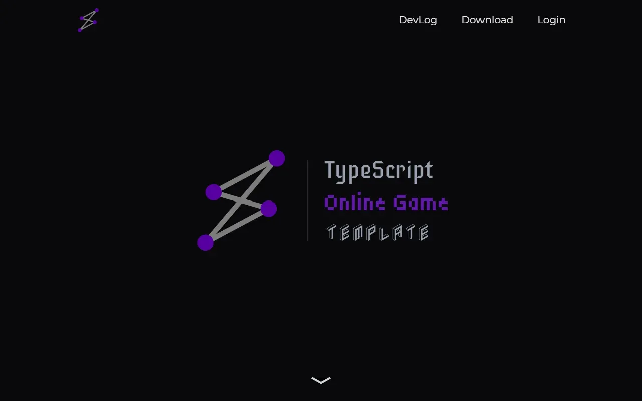 ts online game template · 桌面端首页