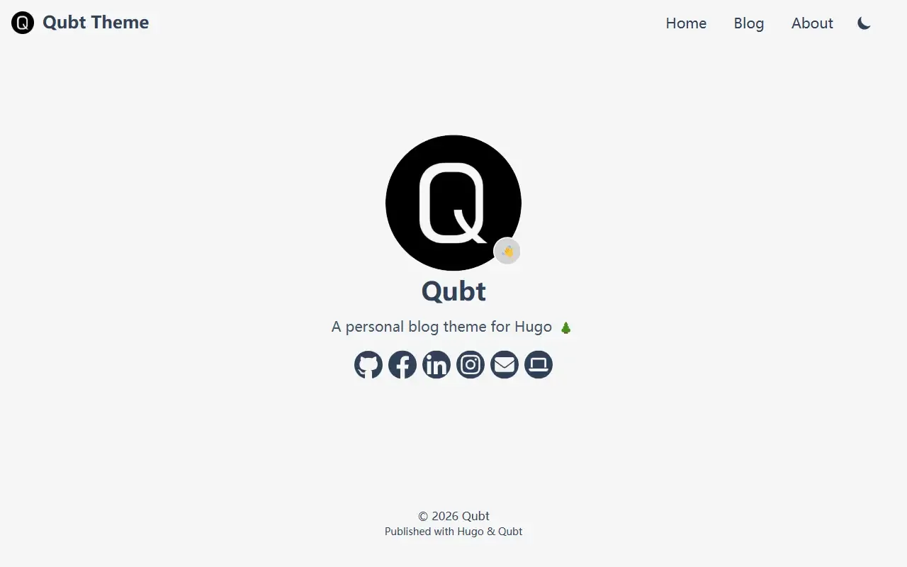 qubt · 桌面端首页
