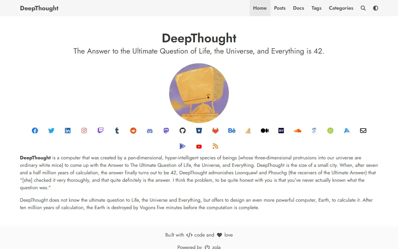 DeepThought · 桌面端首页