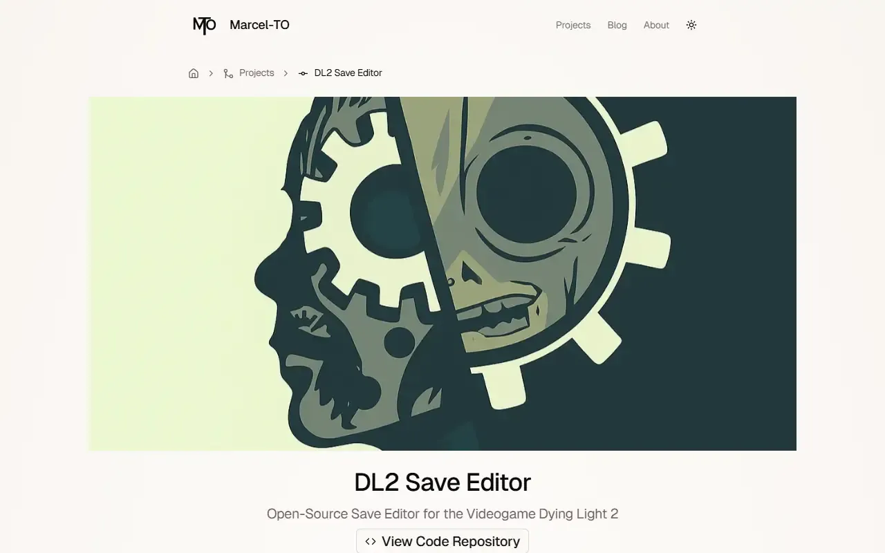 DL2 Save Editor · 桌面端首页