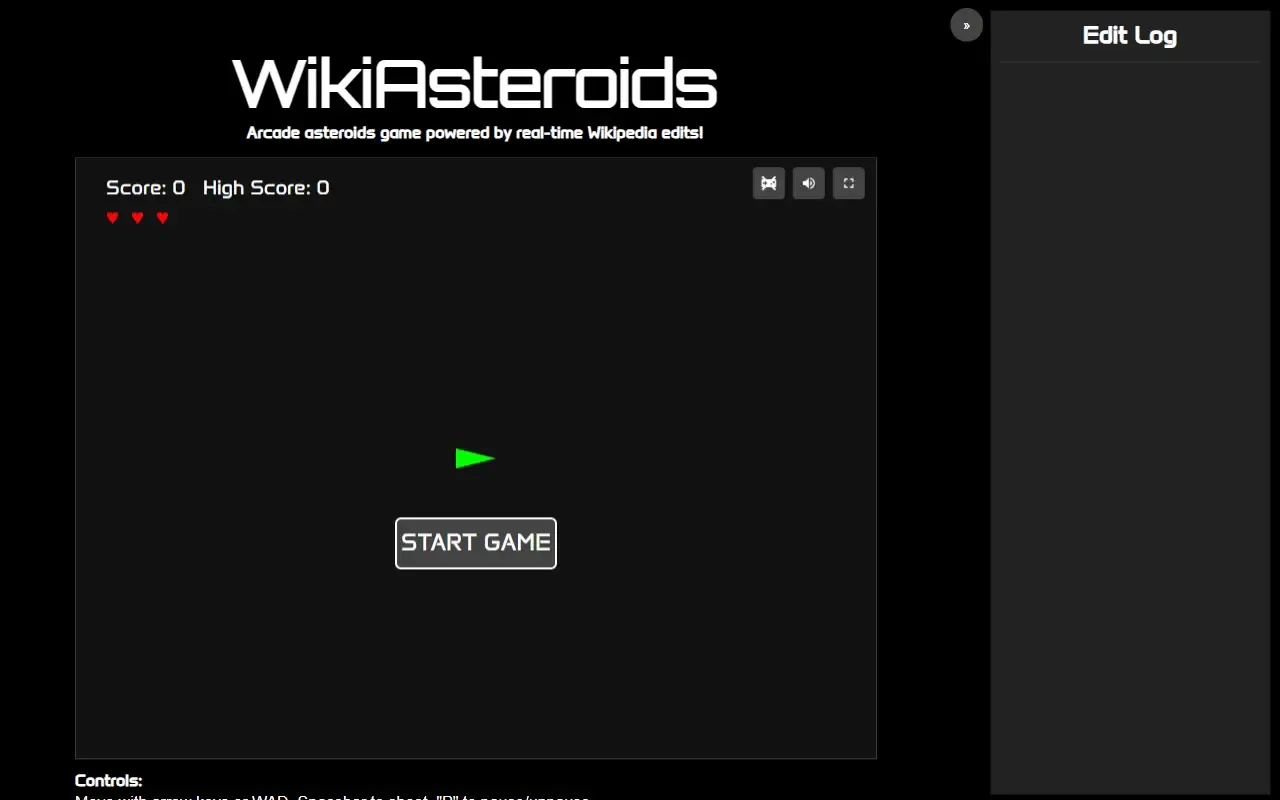 WikiAsteroids · 桌面端首页