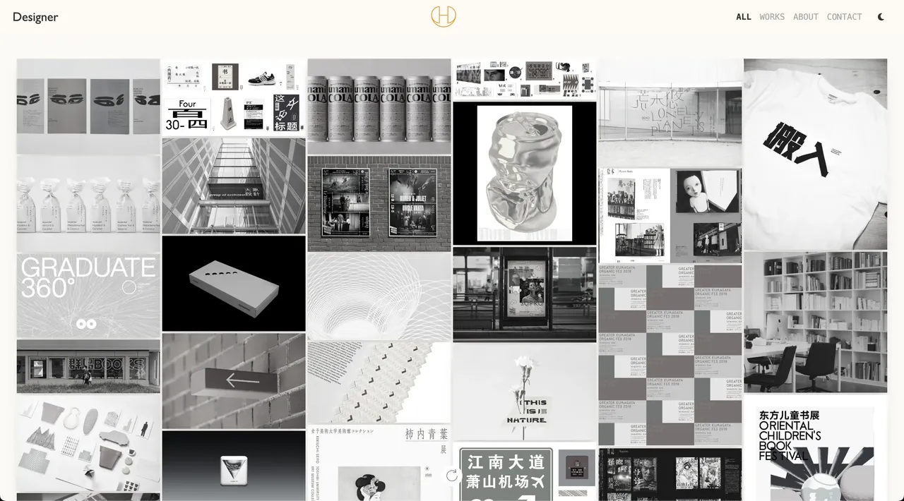 astro-portfolio-template · 浅色作品集