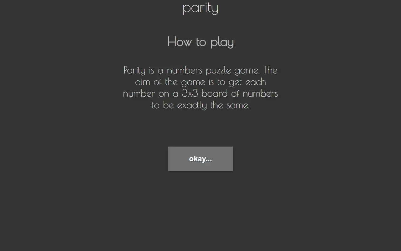 parity · 桌面端首页