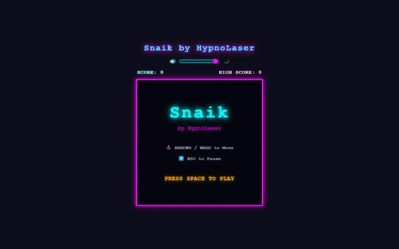 Snaik · 桌面端首页