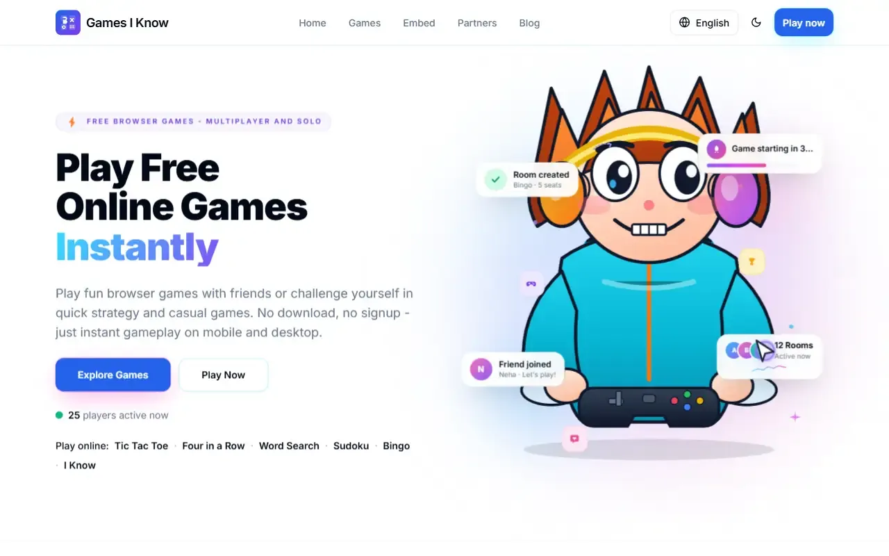 gamesiknow · 桌面端首页