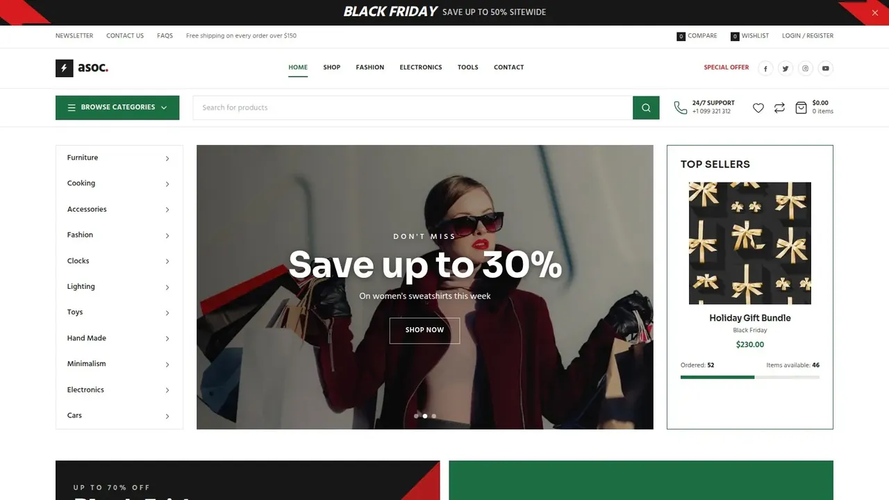 asoc-blitz-shop-html · 商城首页