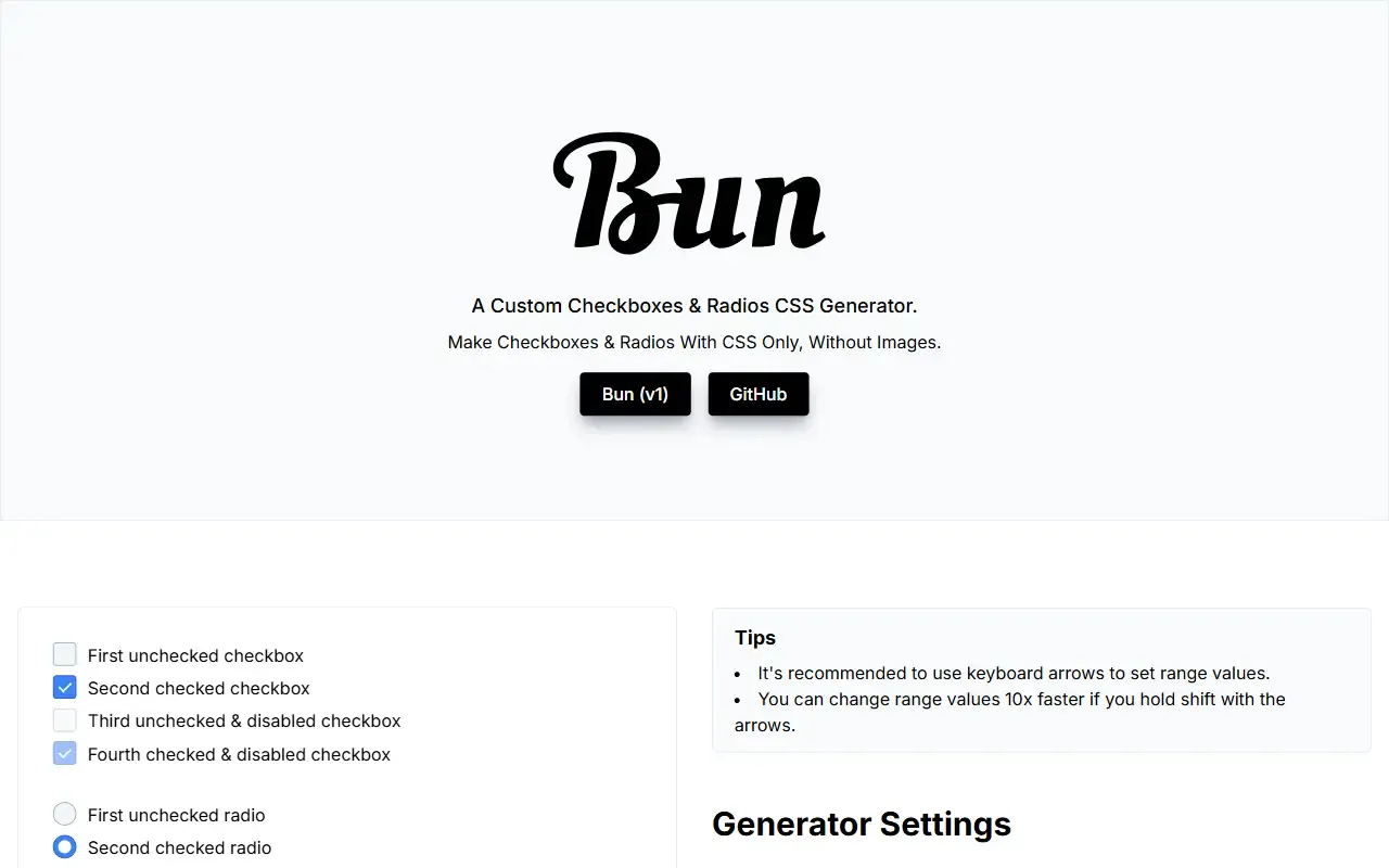 bun · 桌面端首页