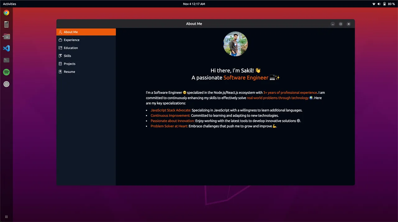 ubuntu-portfolio · 仓库预览 1