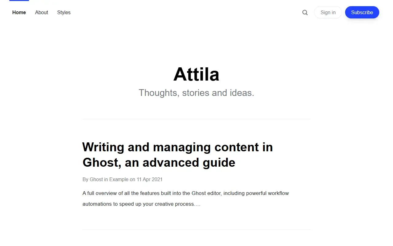 attila · 桌面端首页