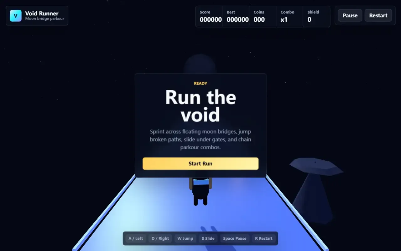 void runner · 桌面端首页