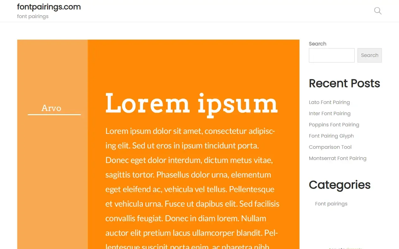 Font Pairing Tool · 桌面端首页