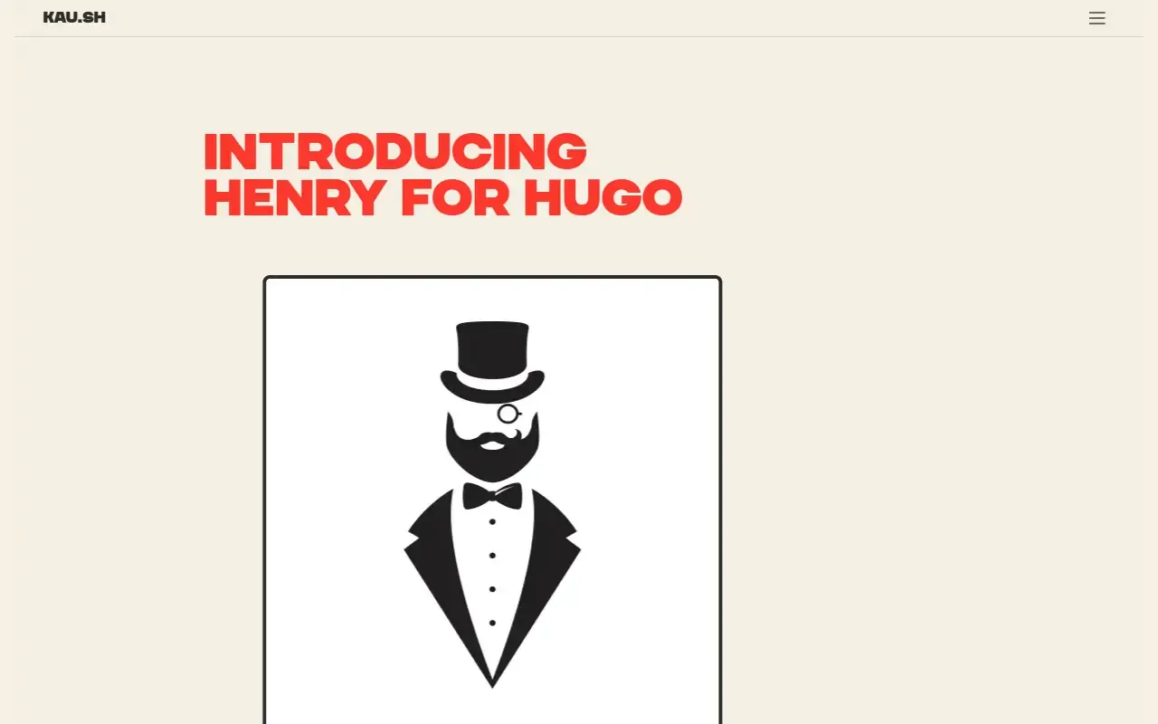 henry-hugo · 桌面端首页