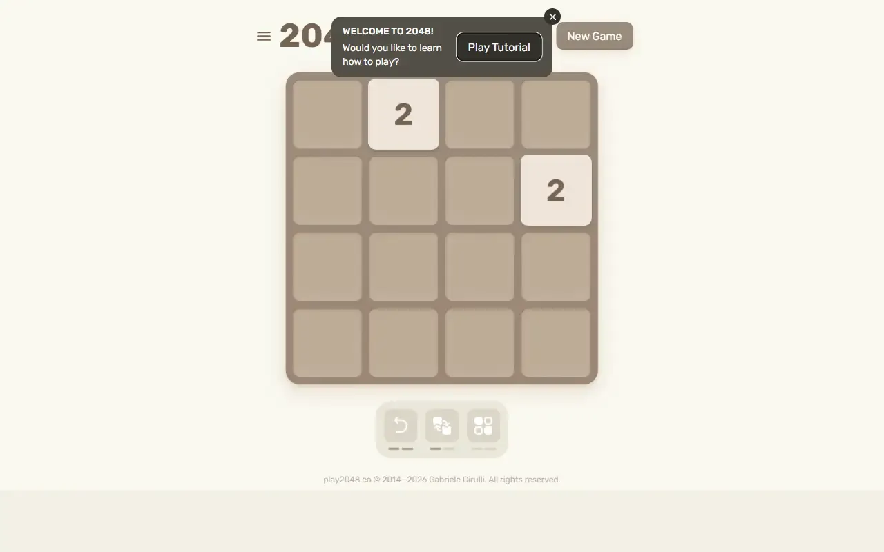 2048 · 桌面端首页