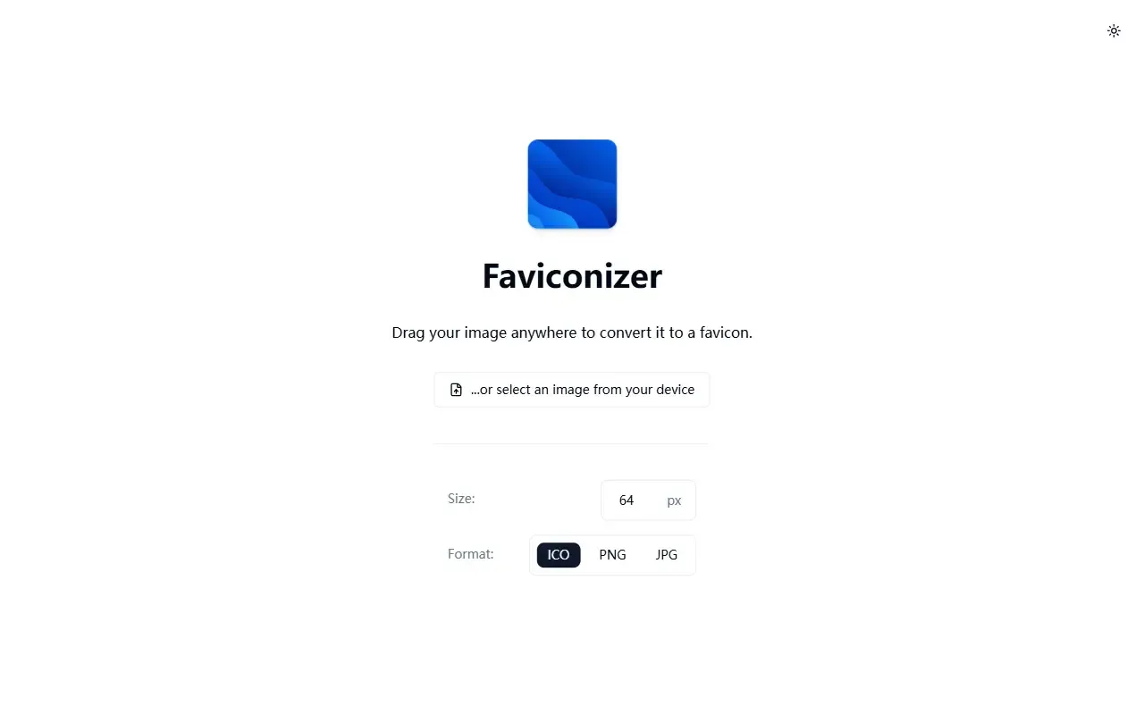 faviconizer · 桌面端首页