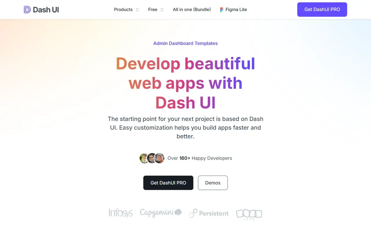 Dash-UI · 桌面端首页