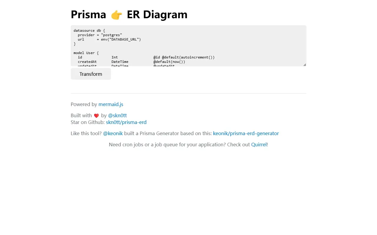 prisma erd · 桌面端首页