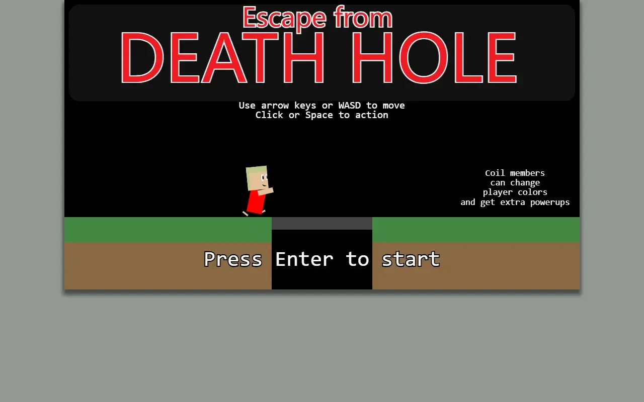 escape from death hole · 桌面端首页