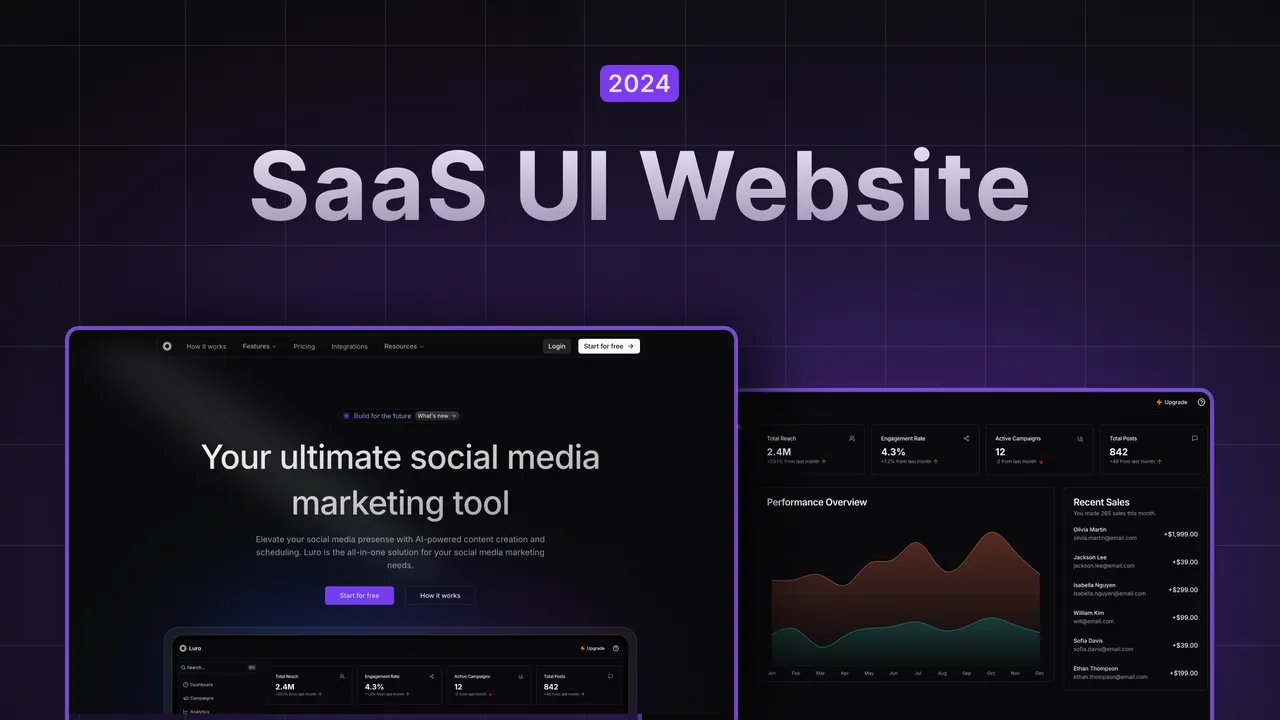 luro-ai-template-Saas · 仓库预览 1