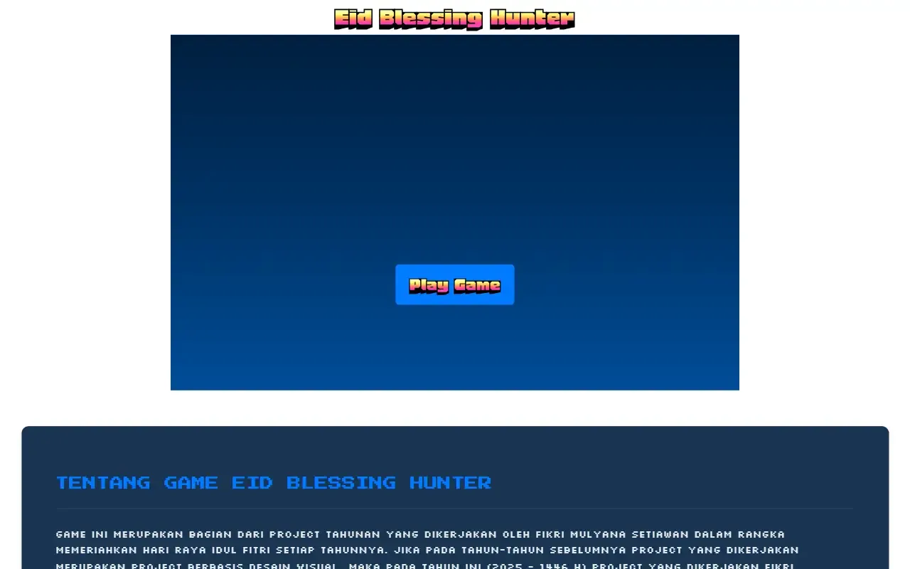 eid blessing hunter game · 桌面端首页