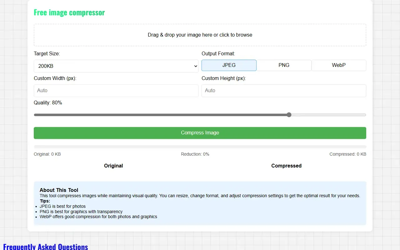 TinyCompress · 桌面端首页