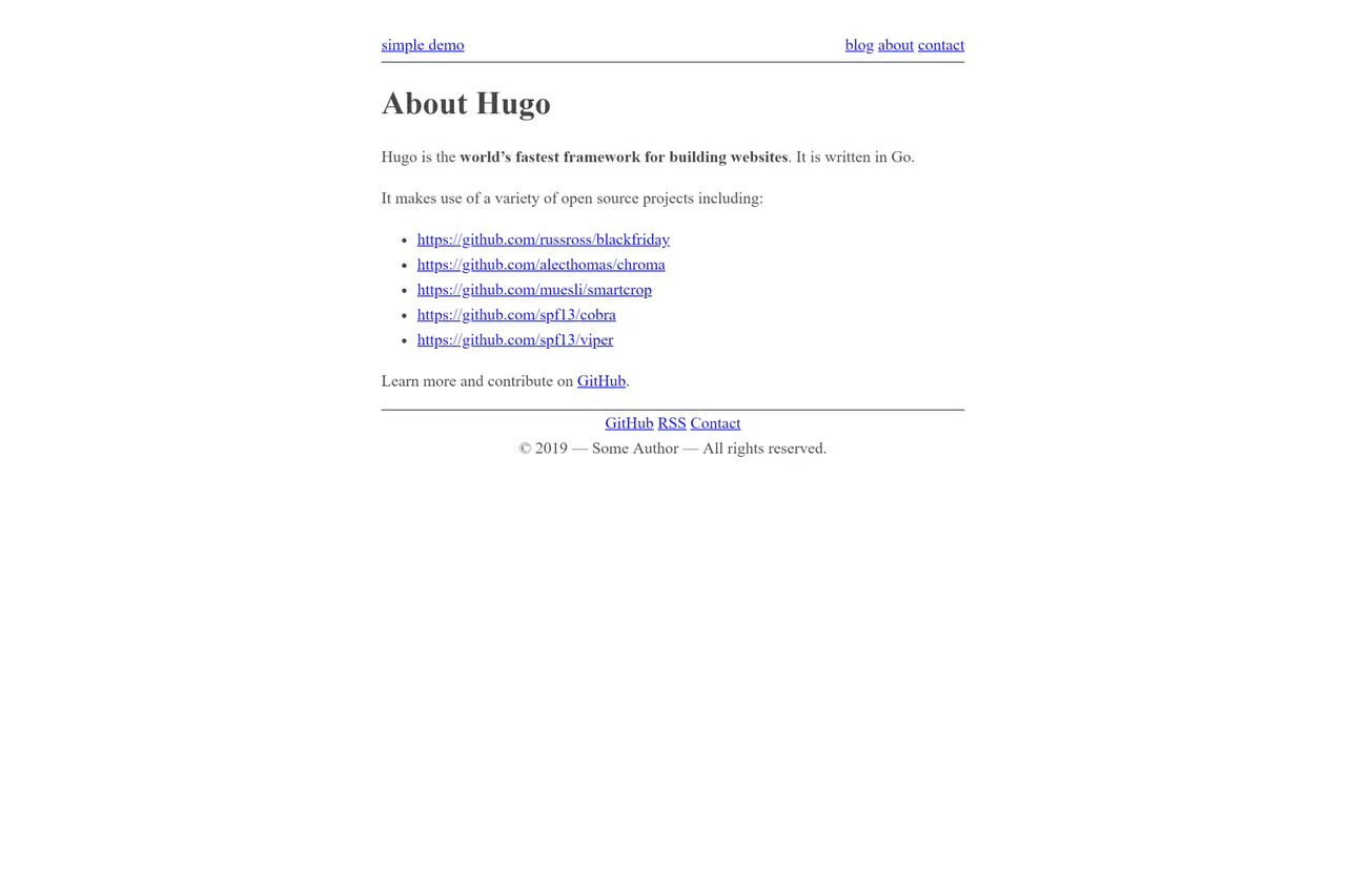 simple-hugo-theme · 仓库预览 1