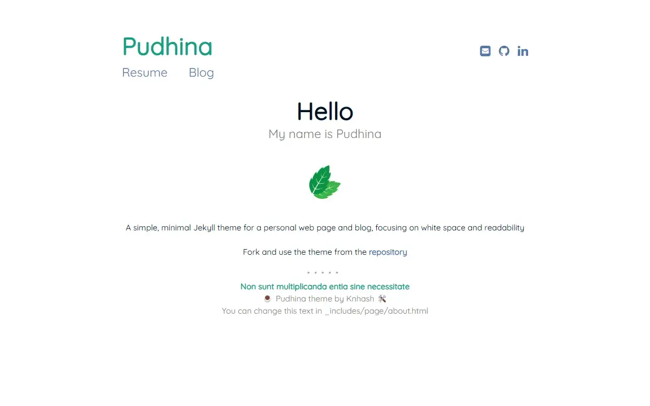 Pudhina · 桌面端首页